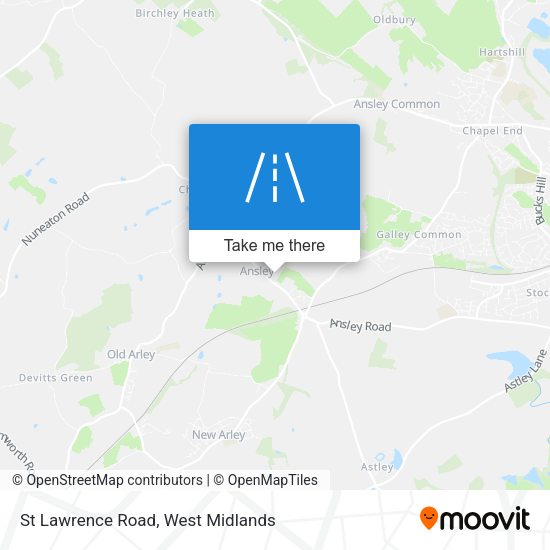 St Lawrence Road map