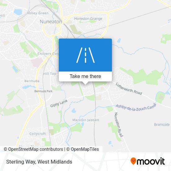 Sterling Way map