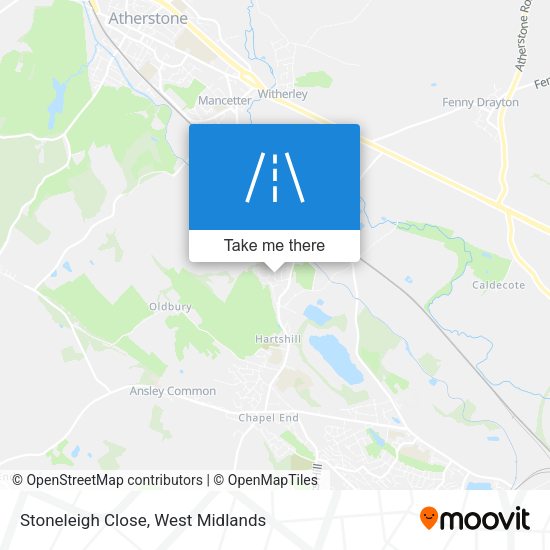 Stoneleigh Close map