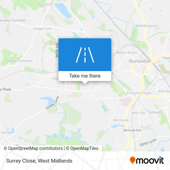 Surrey Close map