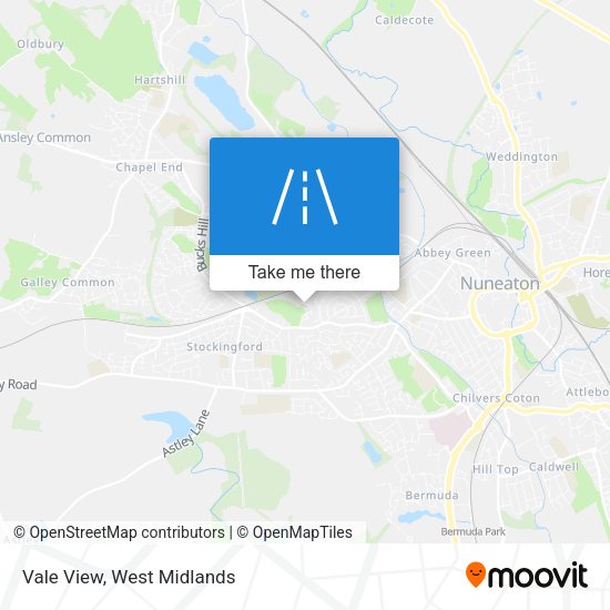 Vale View map