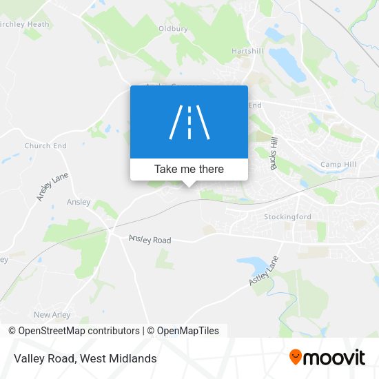 Valley Road map