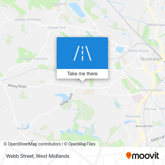 Webb Street map