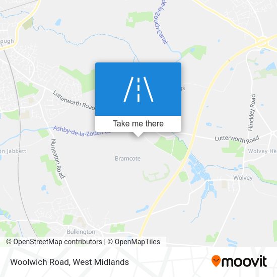 Woolwich Road map
