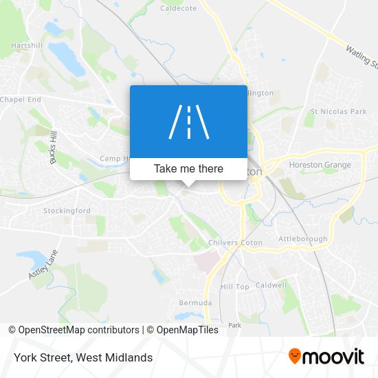 York Street map