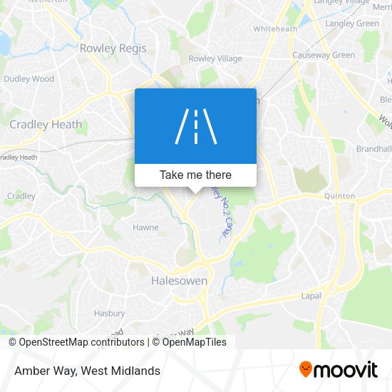 Amber Way map