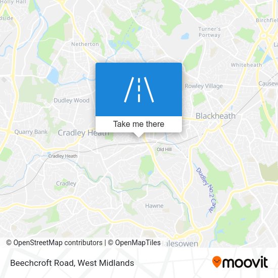 Beechcroft Road map