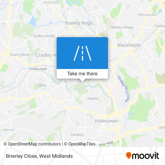 Brierley Close map