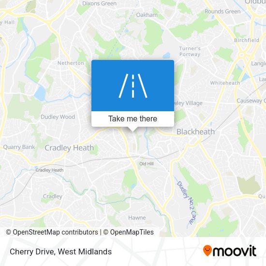 Cherry Drive map