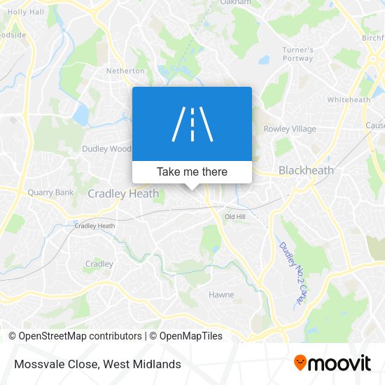 Mossvale Close map