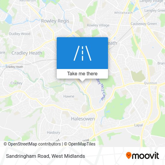 Sandringham Road map