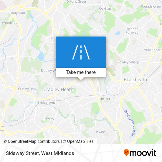 Sidaway Street map