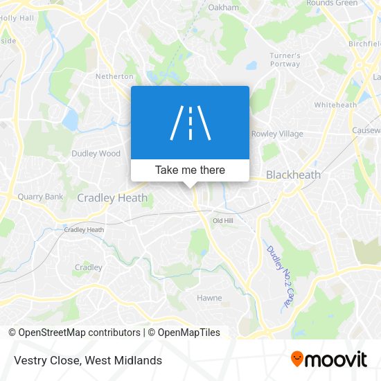 Vestry Close map