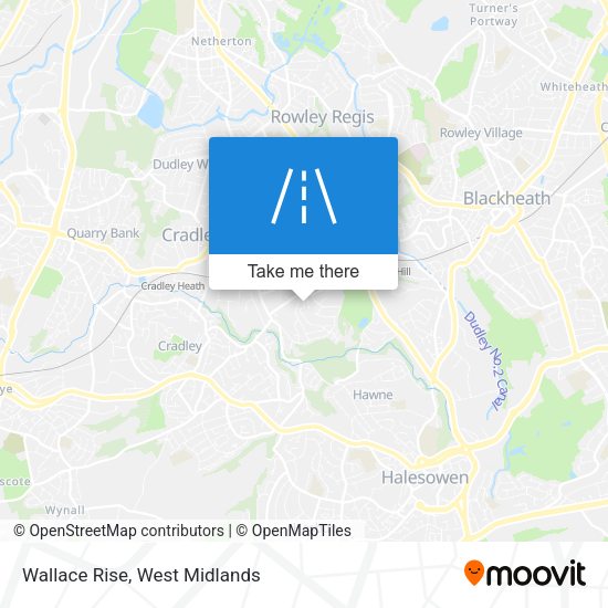 Wallace Rise map