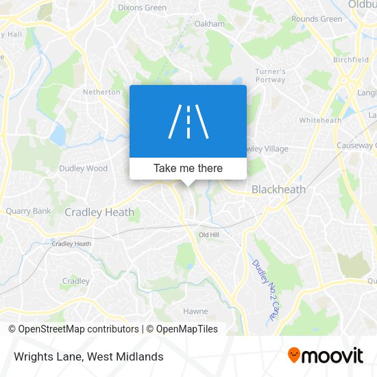 Wrights Lane map