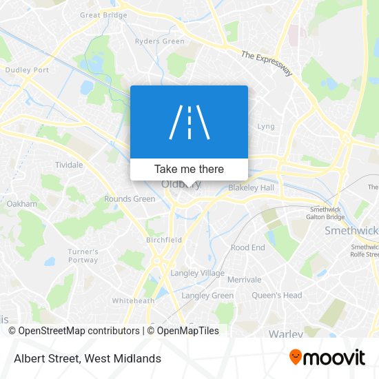 Albert Street map