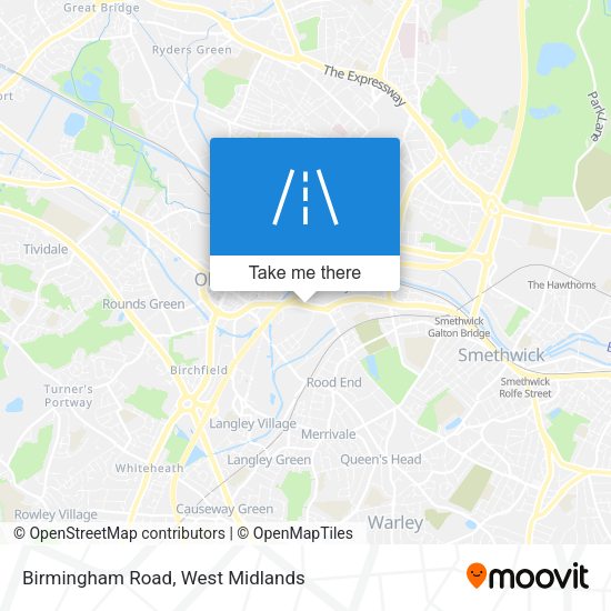 Birmingham Road map