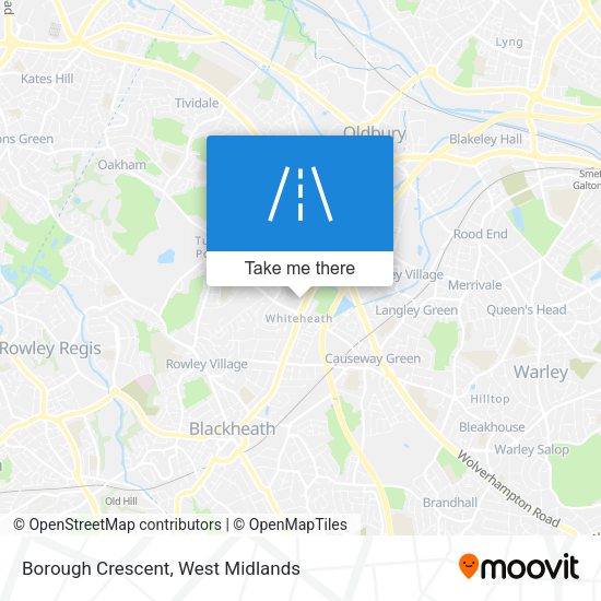 Borough Crescent map