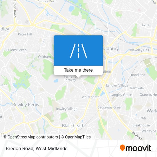 Bredon Road map
