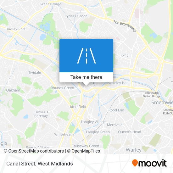 Canal Street map