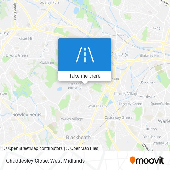 Chaddesley Close map