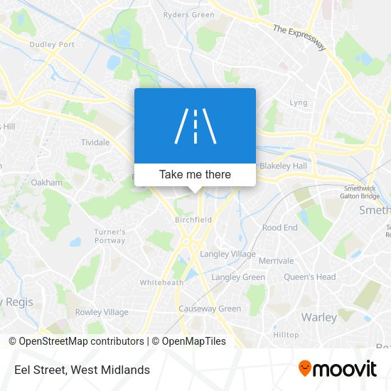 Eel Street map