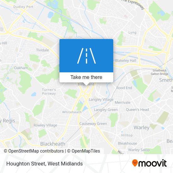 Houghton Street map