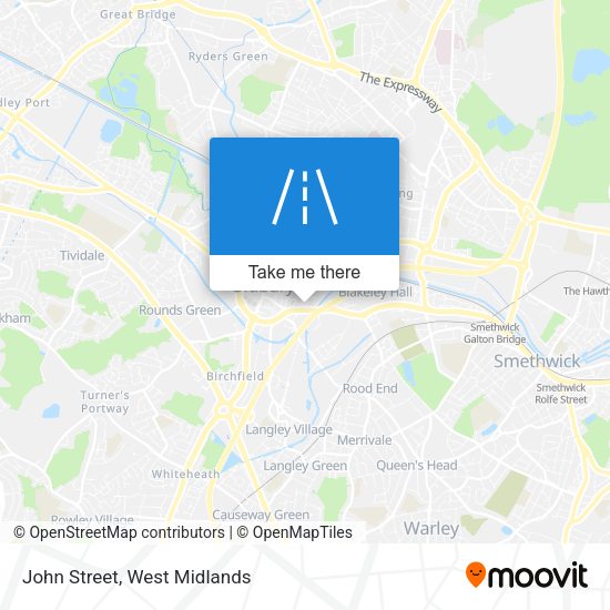 John Street map