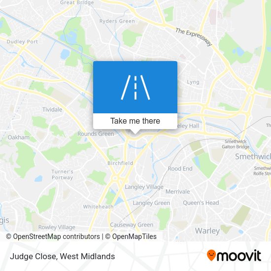 Judge Close map