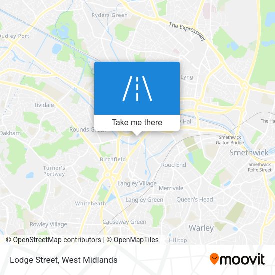 Lodge Street map