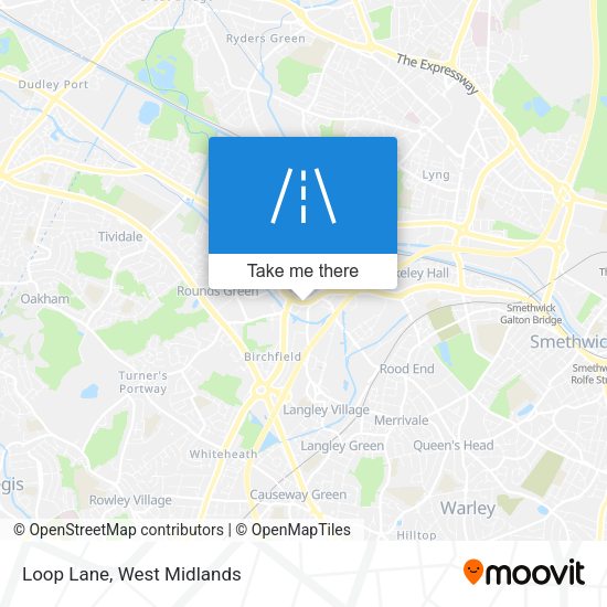 Loop Lane map