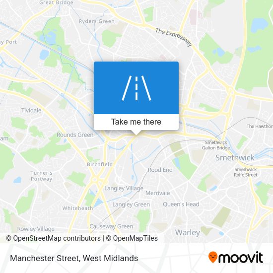 Manchester Street map