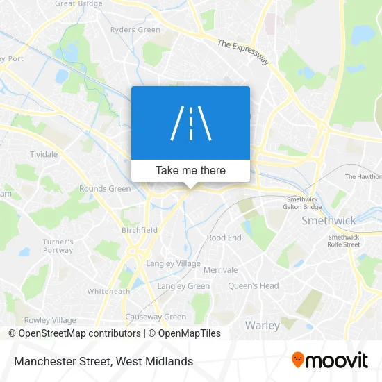 Manchester Street map