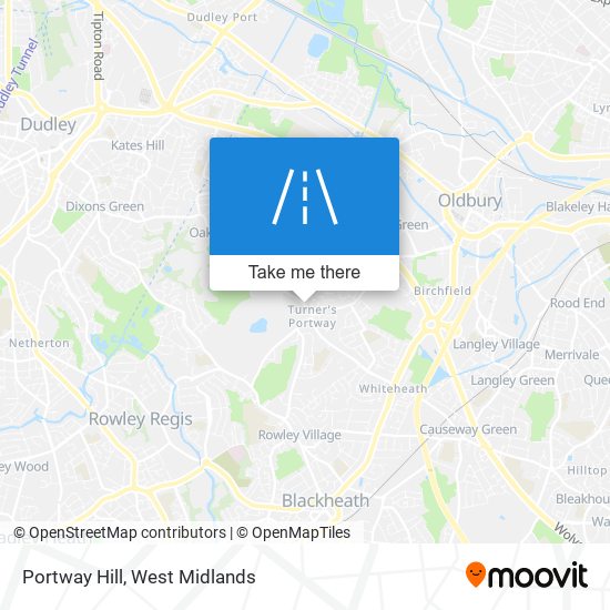 Portway Hill map