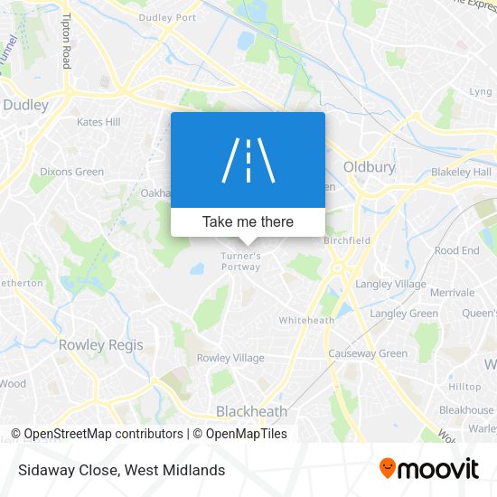 Sidaway Close map