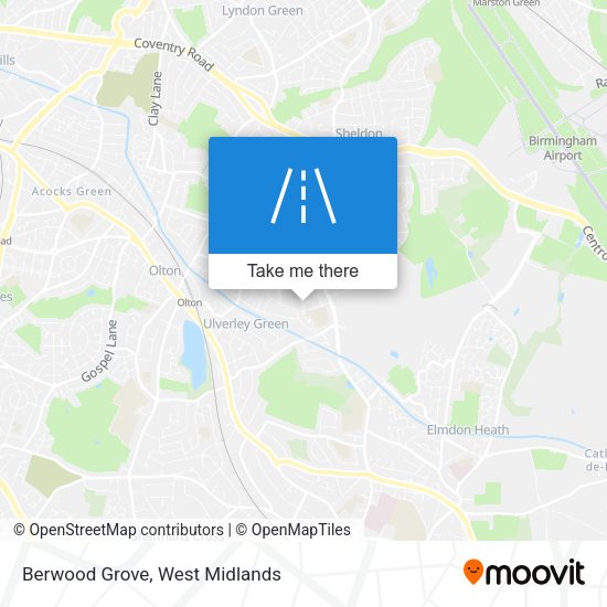 Berwood Grove map