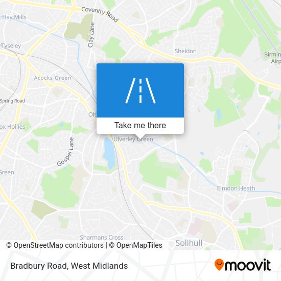 Bradbury Road map