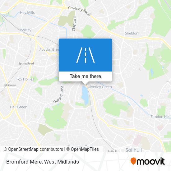 Bromford Mere map