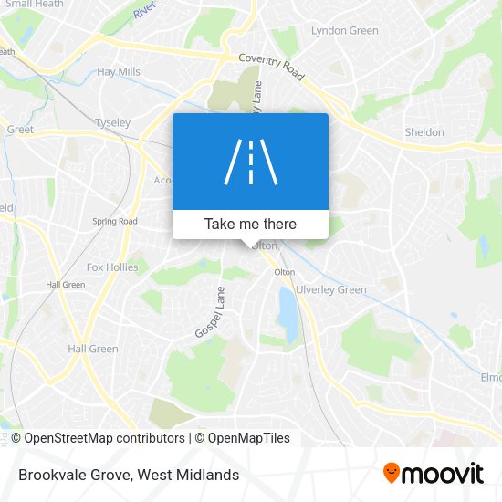 Brookvale Grove map