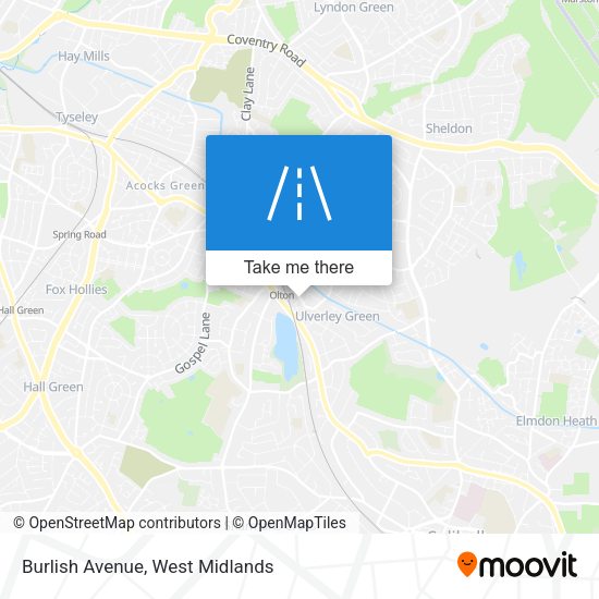 Burlish Avenue map