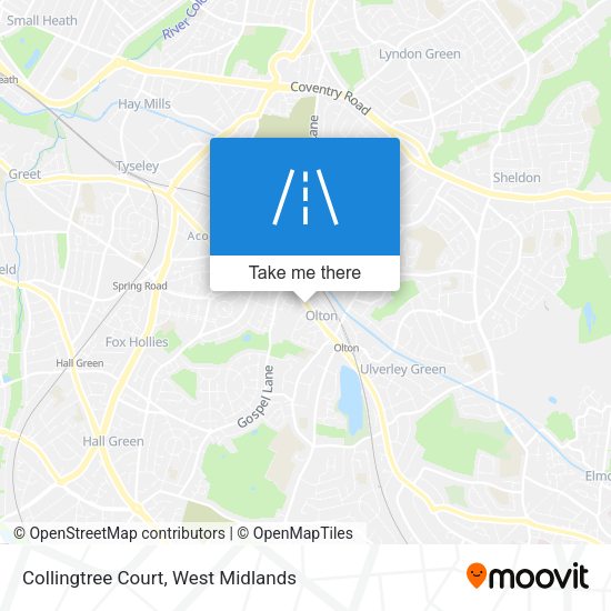Collingtree Court map