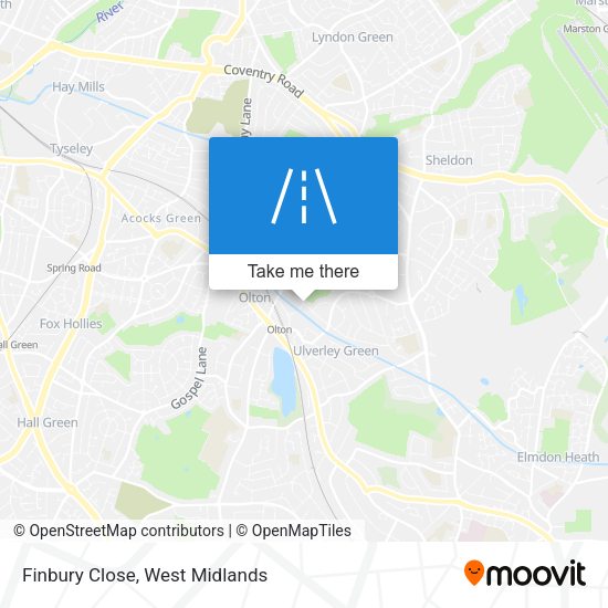 Finbury Close map