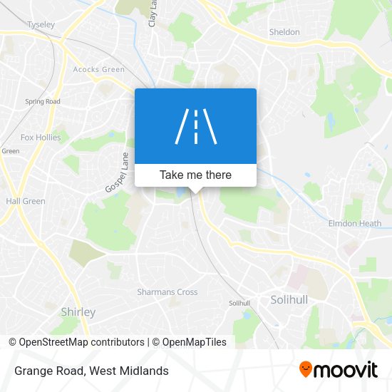 Grange Road map
