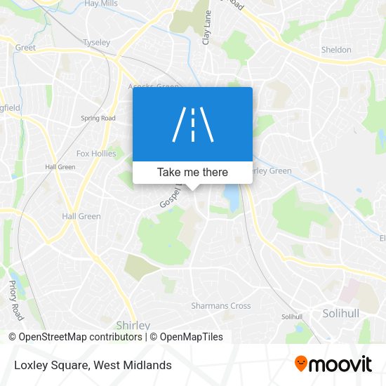Loxley Square map