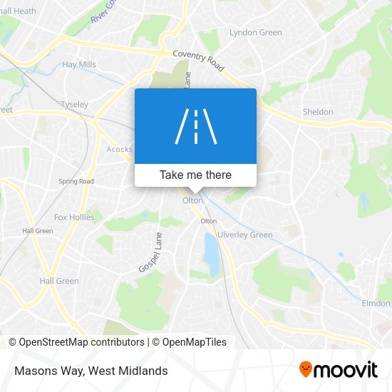 Masons Way map