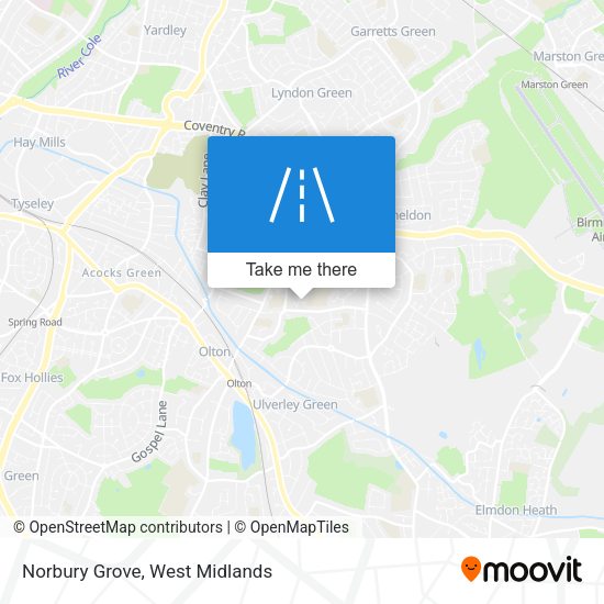 Norbury Grove map