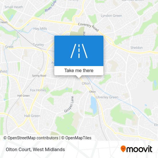 Olton Court map