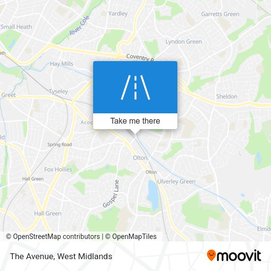 The Avenue map