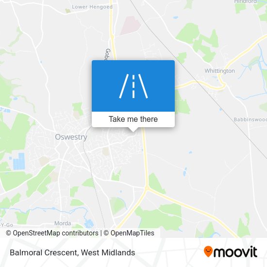 Balmoral Crescent map