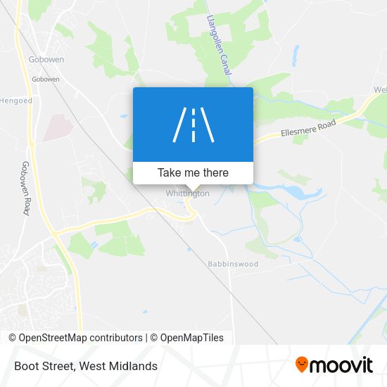 Boot Street map